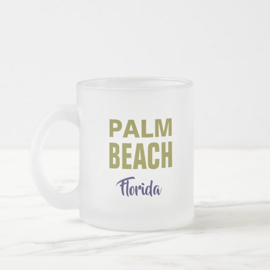 Givré Tasse de café Palm Beach Floride (Gauche)