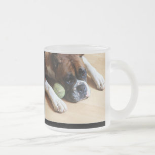 Givré Tasse de chien de boxeur