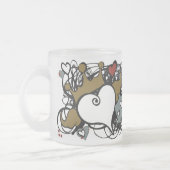 Givré Tasse de coeur de couronne (Gauche)