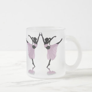 Givré tasse de danse de ballet