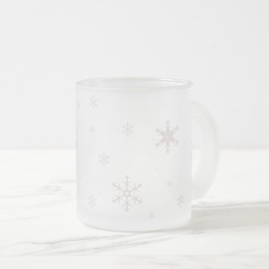 Givré Tasse de flocons de neige (Devant droit)