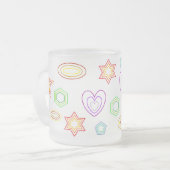 Givré Tasse de formes blanches (Devant gauche)