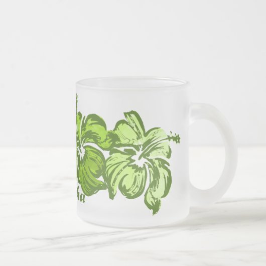 Givré Tasse de ketmie d'aquarelle (Droit)