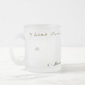 Givré Tasse de la bernache de Charles Darwin (Gauche)