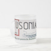 Givré Tasse de logo de café (Devant gauche)