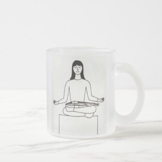 Givré Tasse de Violist de zen (Droit)