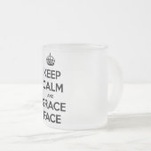 Givré Tasse de visage de grâce (Devant droit)