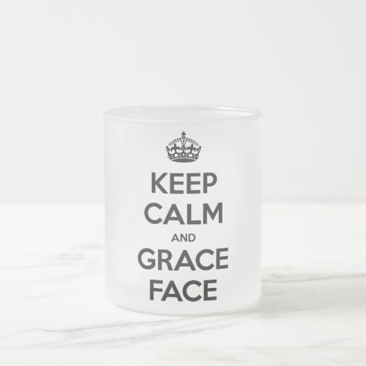 Givré Tasse de visage de grâce (Centre)