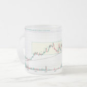 Givré tasse design graphique stock (Devant gauche)