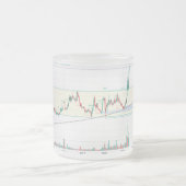 Givré tasse design graphique stock (Centre)