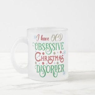 Givré Tasse drôle de Noël avec message de Joyeux Noël