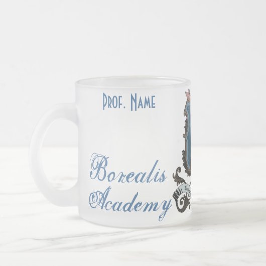 Givré Tasse Editable pour des professeurs (Gauche)