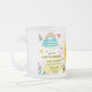 Givré tasse en verre