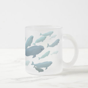 Givré Tasse en verre de tasse de bière de beluga de