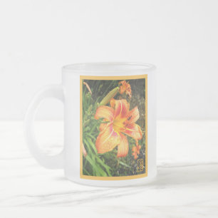 Givré Tasse en verre dépoli Day Lily