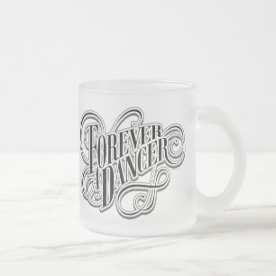 Givré Tasse en verre dépoli Forever A Dancer