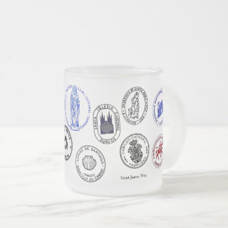 Givré Tasse en verre dépoli Saint James Way