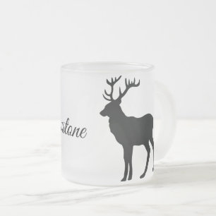Givré Tasse en verre dépoli - Yellowstone Elk