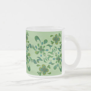 Givré Tasse en verre - vert 01