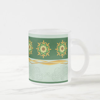Givré Tasse en verre - vert 05