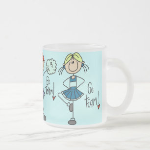 Givré Tasse encourageante en verre de peloton
