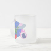 Givré Tasse étrangère bonjour de trio (Devant gauche)