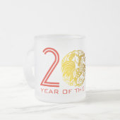 Givré Tasse faite sur commande de papercut d'or de (Devant gauche)