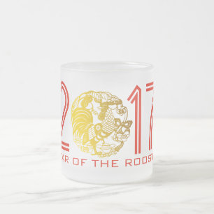 Givré Tasse faite sur commande de papercut d'or de