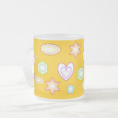 Givré Tasse Formes Jaune Orange (Devant gauche)