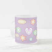Givré Tasse formes lilas (Devant gauche)