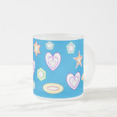 Givré Tasse Formes sarcelle (Devant droit)