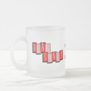 Givré Tasse Frosted Dear Santa Gimme A Man After Midnigh