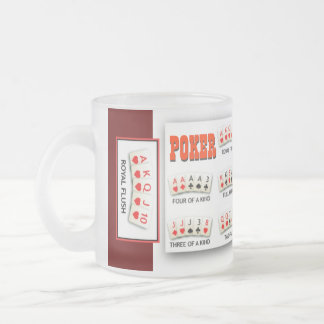 GIVRÉ TASSE GIVRÉE DE MAIN DE POKER