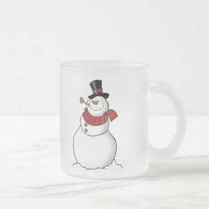Givré Tasse givrée par bonhomme de neige