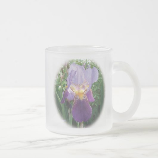 Givré Tasse givrée par iris pourpre (Droit)