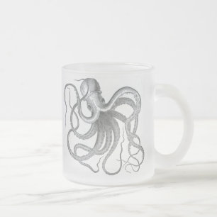 Givré Tasse givrée par poulpe nautique de steampunk