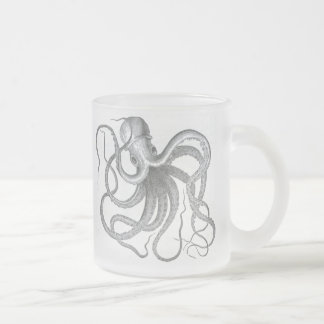 Givré Tasse givrée par poulpe nautique de steampunk