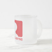 Givré Tasse givrée par Vaper de logo de Vaping de ligue (Devant droit)