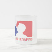 Givré Tasse givrée par Vaper de logo de Vaping de ligue (Centre)