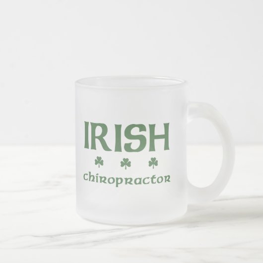 Givré Tasse irlandaise de chiroprakteur (Droit)