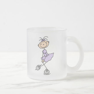 Givré Tasse lilas de fille de patinage de glace