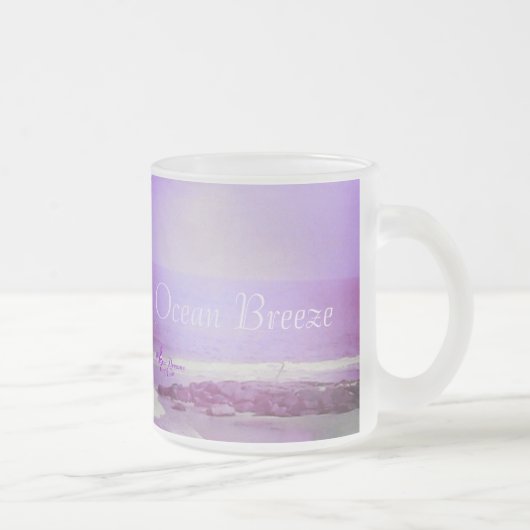 Givré Tasse Ocean Breeze Océan Violet et Ciel (Droit)