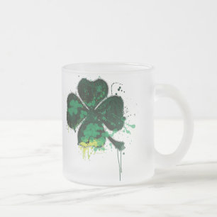 GIVRÉ TASSE PEINTE DE TRÈFLE