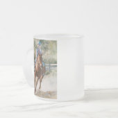 Givré Tasse potable de travail d'équipe équestre (Devant gauche)