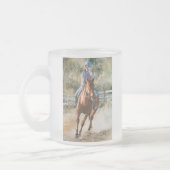 Givré Tasse potable de travail d'équipe équestre (Gauche)