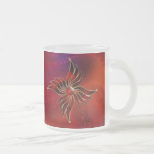 Givré Tasse Rouge comme la Flamme