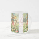 Givré Tasse vintage de lapin de Pâques (Devant droit)