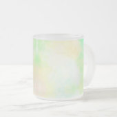 Givré Une tasse en céramique blanche avec un motif d'aqu (Devant droit)