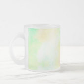 Givré Une tasse en céramique blanche avec un motif d'aqu (Gauche)