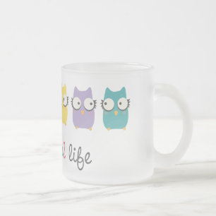 Givré Une tasse ou un verre colorée de la vie